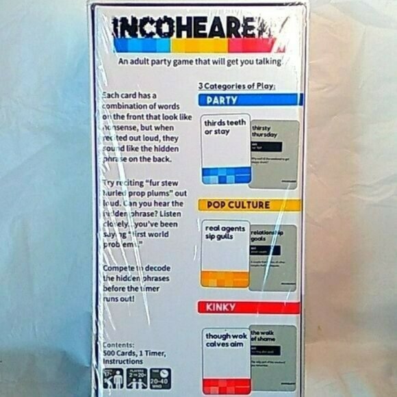 INCOHEARENT ADULT PARTY GAME FROM WHAT DO YOU MEME - Picture 2 of 3